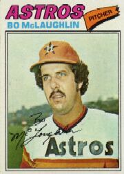 1977 Topps Baseball Cards      184     Bo McLaughlin RC
